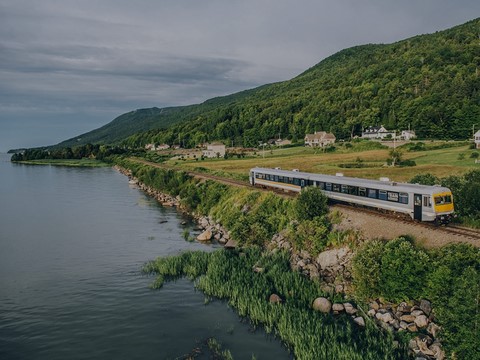 Visite de Charlevoix en train